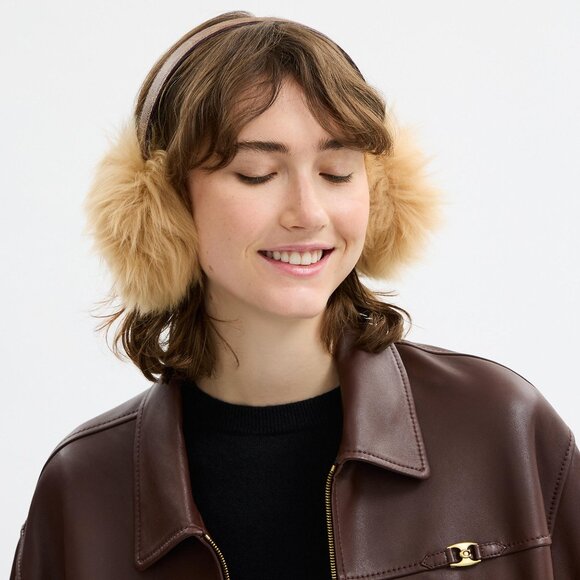 Coach Shearling Earmuffs main image 6